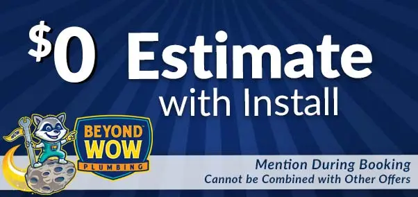 $0 estimate with install