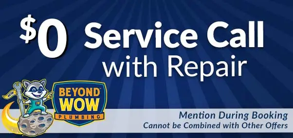 $0 service call with repair - beyond wow