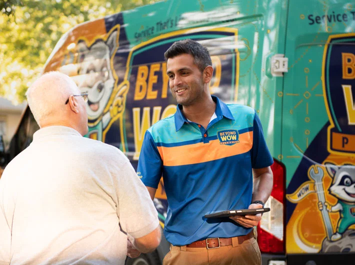 frienidly tech with customer